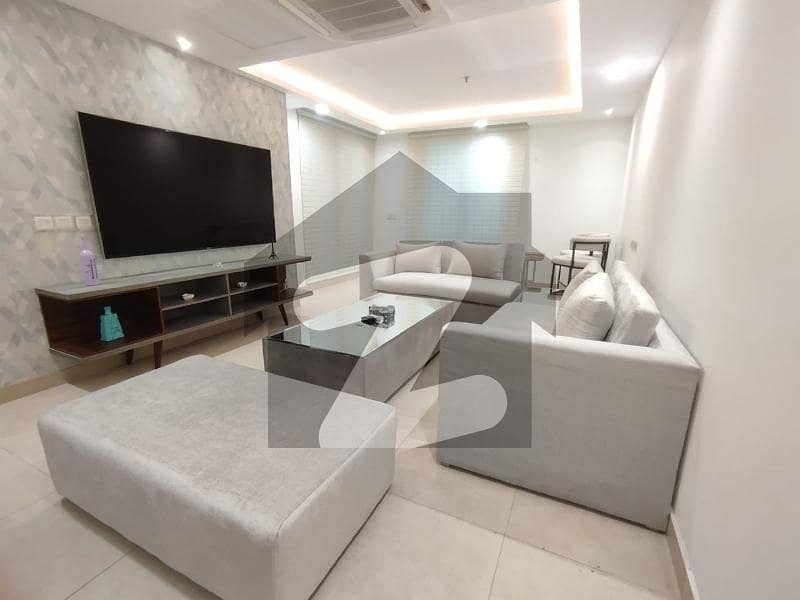 Fully Furnished 2-Bedroom Apartment For Sale on 5th Floor in Gold Crest Mall in DHA Prime Location