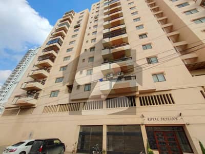 West Open Specious 3 Bed DD Ready To Move Apartment Available For Rent In Royal Skyline Apartment Clifton Block 2 Karachi