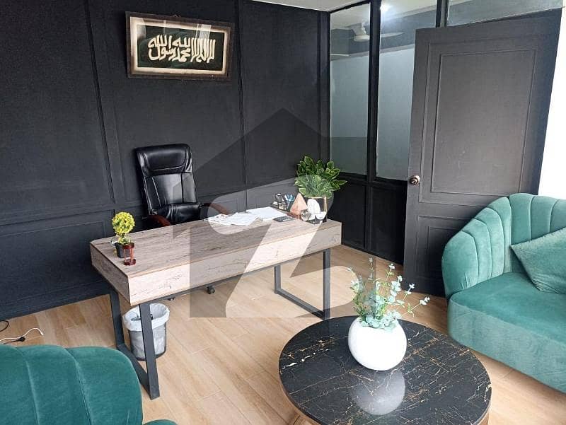 Al Khaleej Real Estate Offering Jinnah Avenue Blue Area 1500 Sq. Ft Office Sami Furnished Available For Rent