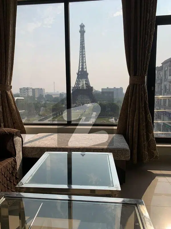 1 Bed Brand New Fully Furnished Facing Eiffel Tower Apartment For Rent In Bahria Town Lahore