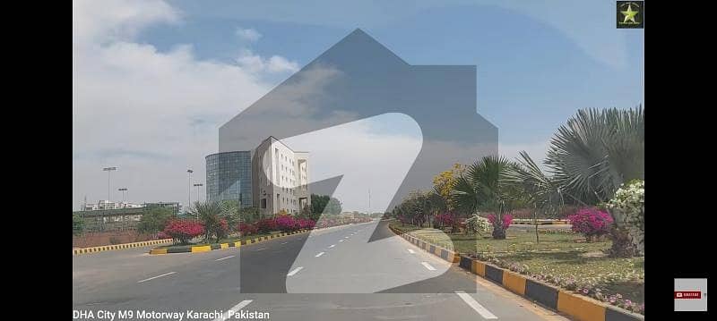 we deal in dha City Karachi m9 Super high way project gated community leased project all catogery residential commercial plots available