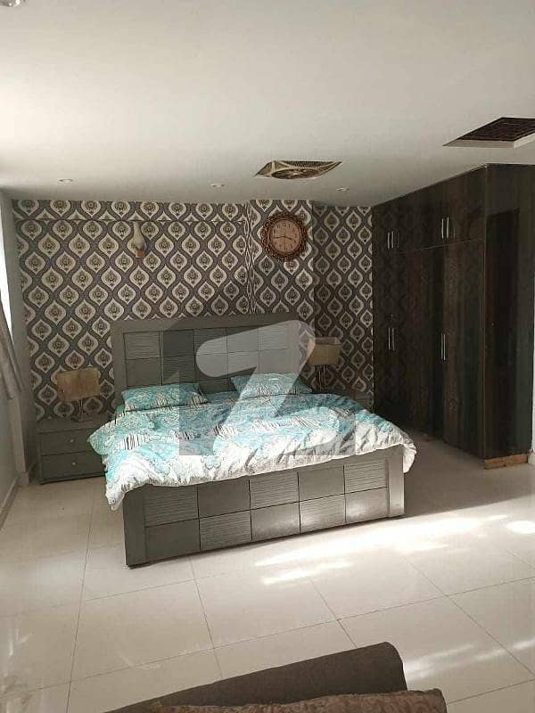 1BED APORTMENT IS AVAILABLE FOR RENT IN SECTOR D BAHRIA TOWN LAHORE