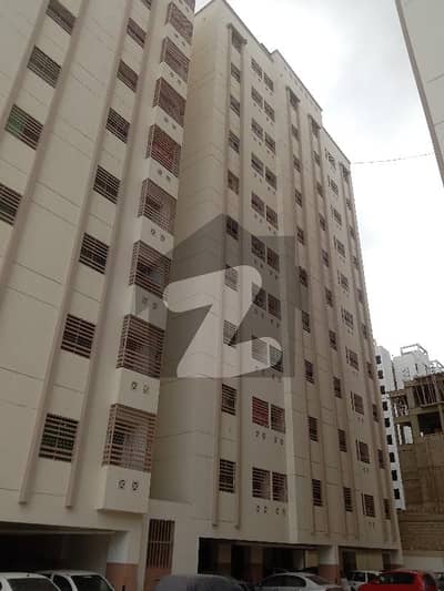 Brand New Lease Luxurious" CORNER West Open Road Facing" Flat 2 Bed DD BANK LOAN POSSIBLE, All Utilities, Parking, Security, Play Area, Project Is Facing 200ft Road Near Safoora Chorangi And DOW HOSPITAL