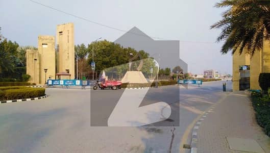 Facing Park 5 Marla Residential Plot For Sale In Sector M8 Block B2 Lake City Lahore