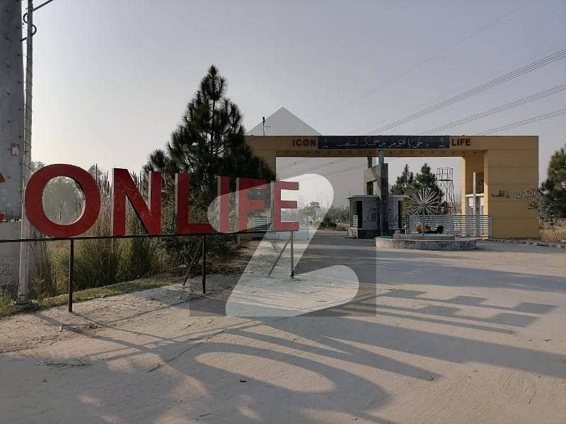 6 Marla plot Available for sale in icon life mardan