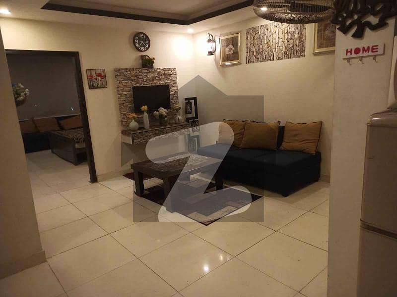 1BED STUDIO FURNISHED APORTMENT IS AVAILABLE FOR RENT IN SECTOR B BAHRIA TOWN LAHORE
