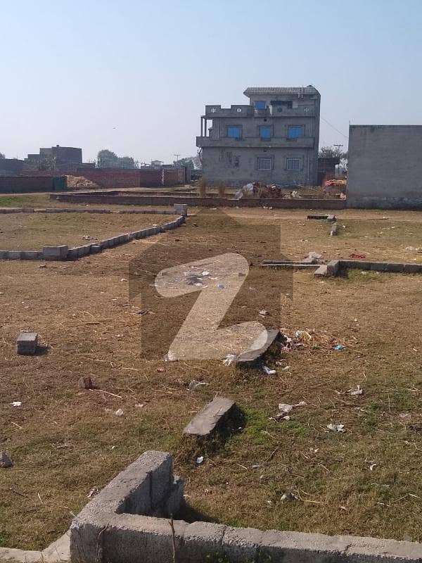 10 marla residential plot for sale in Azam Town Sambrial at most prime location