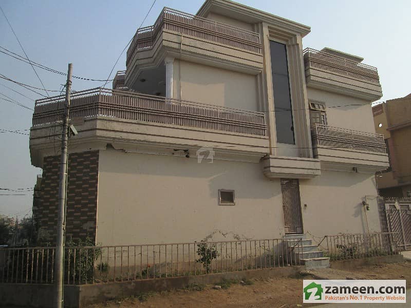 5 Marla Corner House With Basement And Double Garage Of Big 2 Cars