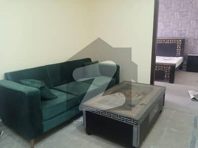 1 Bed Room Appartment Sumi Furnished Available For Rent IN Canal Garden E Block Lahore.