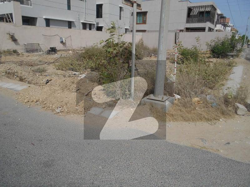 WEST OPEN 500 SQ YARDS PLOT 19STREET OFF KH E GHALIB ALL AROUND NEW HOUSES
