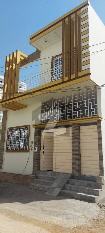 130 sq yard brand new west open single story house available for sale prime location high quality materials use for work