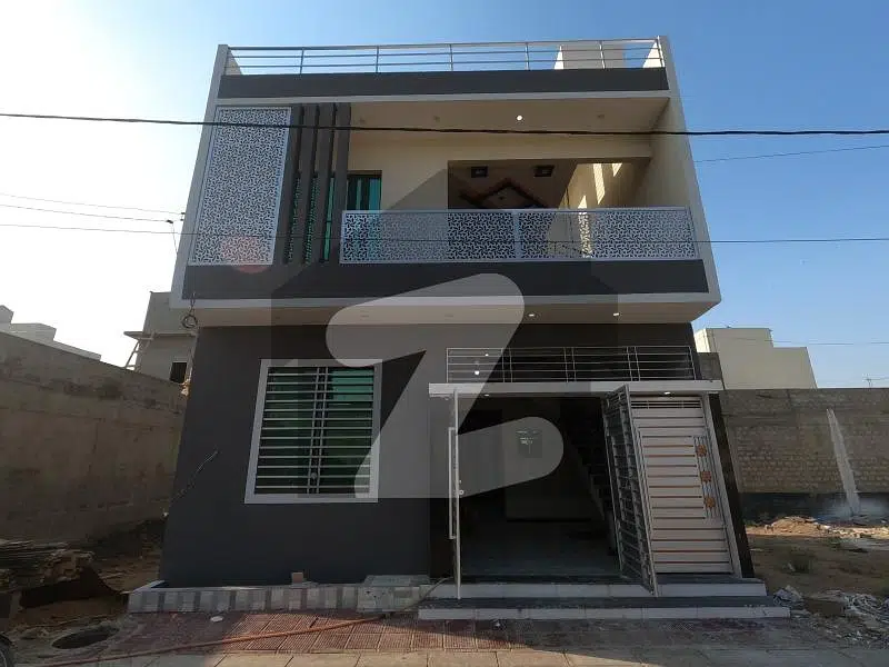 Shahnawaz Cooperative Society G+1 Floor 120 Sq Yard Brand New House Available For Sale