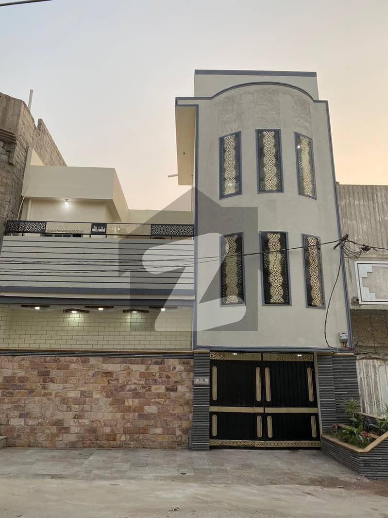 بھٹائی کالونی - بلاک ڈی بھٹائی کالونی,کورنگی,کراچی میں 4 کمروں کا 5 مرلہ مکان 2.4 کروڑ میں برائے فروخت۔