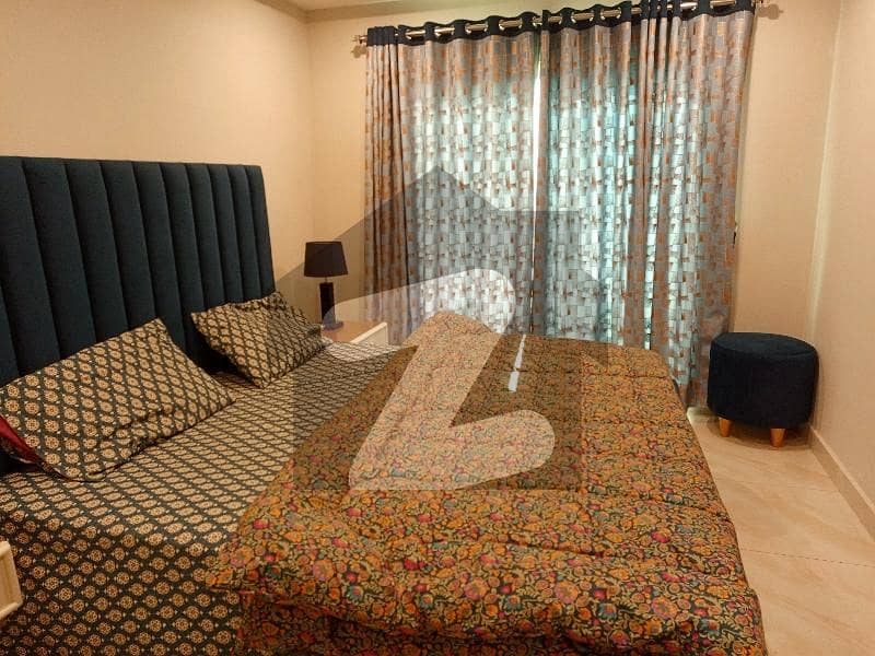 1 bed full furnished apartment for rent in Talha block bahria town Lahore