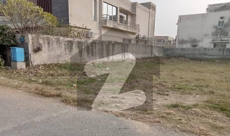44 Marla Corner Best Location Plot Facing MB For Sale In Block X Phase 8 DHA Lahore