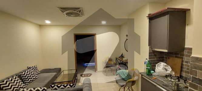 HAMDANI HEIGHTS FURNISHED 1 BED TV LOUNGE FLAT SALE 75 LAC