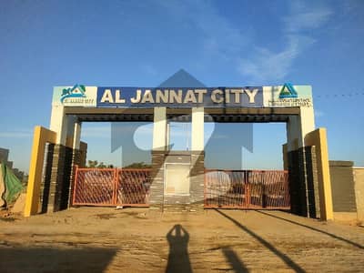 150 Sq Yard Commercial Plot For Sale at Al Jannat City Near Karachi Ijtama Gah.