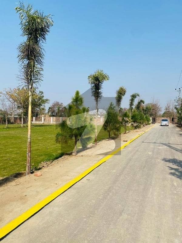 Corner 35 Marla Residential Plot No D 1 for Sale Facing Park Located In Sukh Chayn Gardens - Block D Lahore.