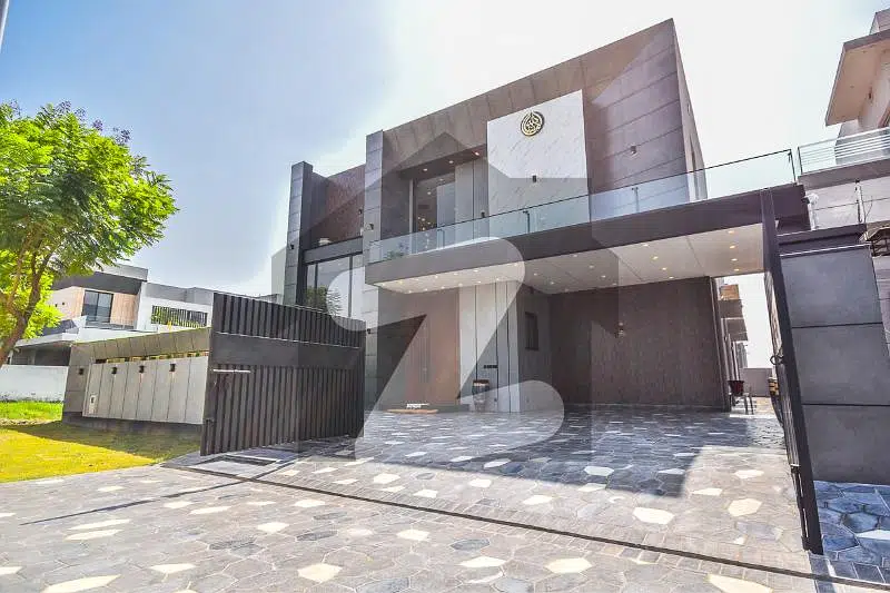 ULTRA MODERN DESIGN 10 MARLA HOUSE WITH BASEMENT FOR SALE 150 FT ROAD TOP LOCATION IN DHA -HASE 9 TOWN