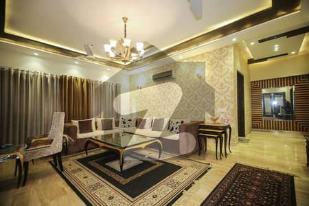 Fully Furnished 1 Kanal Brand New Designer House With Full Basement For Rent At Good Location Near Raya Phase 6 DHA Lahore