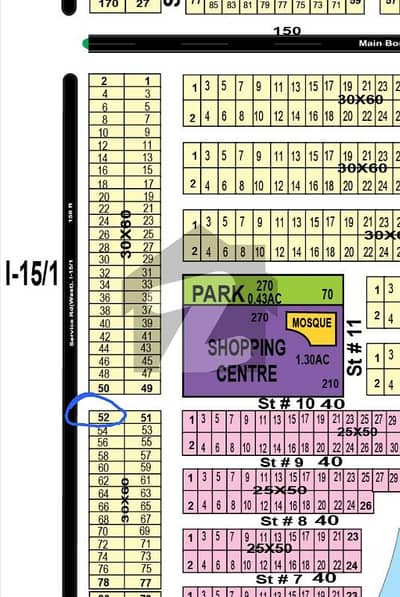 I-15 Direct Owner Plots List 25x50