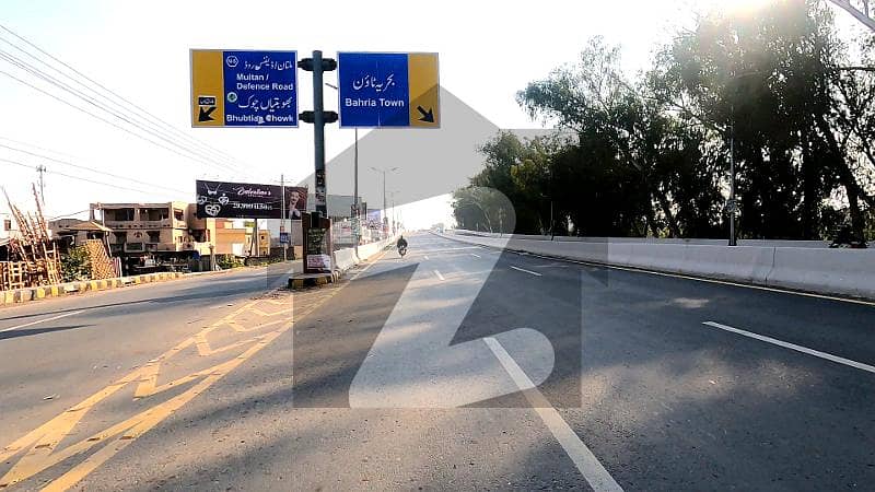 10 Marla Commercial Plot For Sale In Johar Block Bahria Town Lahore View Eiffel Tower