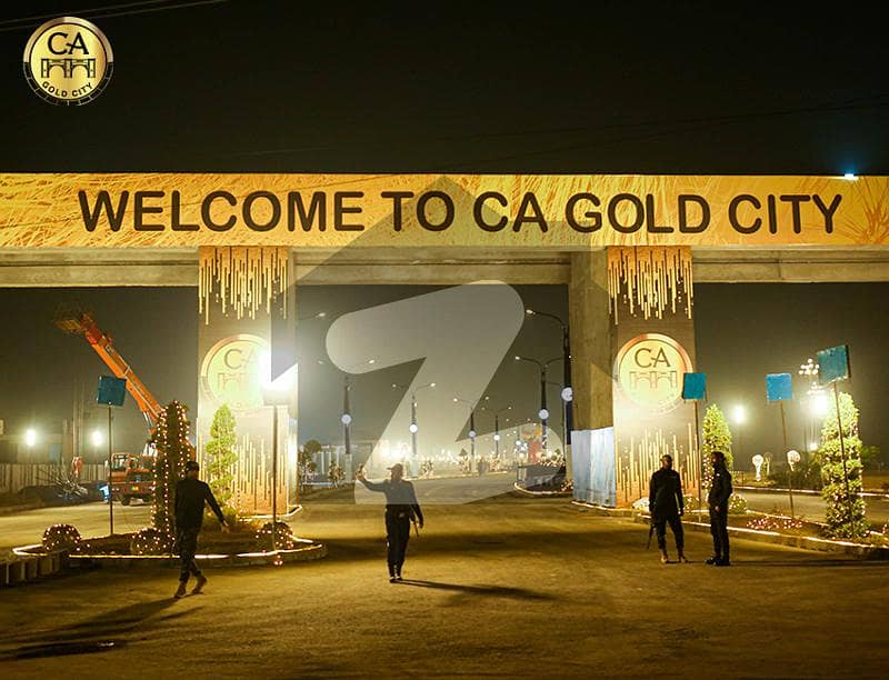 5 Marla Plot File For Sale On Easy Installment In CA Gold City Sialkot