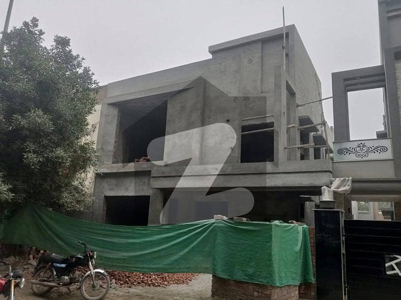 Grey Structure 10 Marla House For Sale In Sector E Bahria Town Lahore