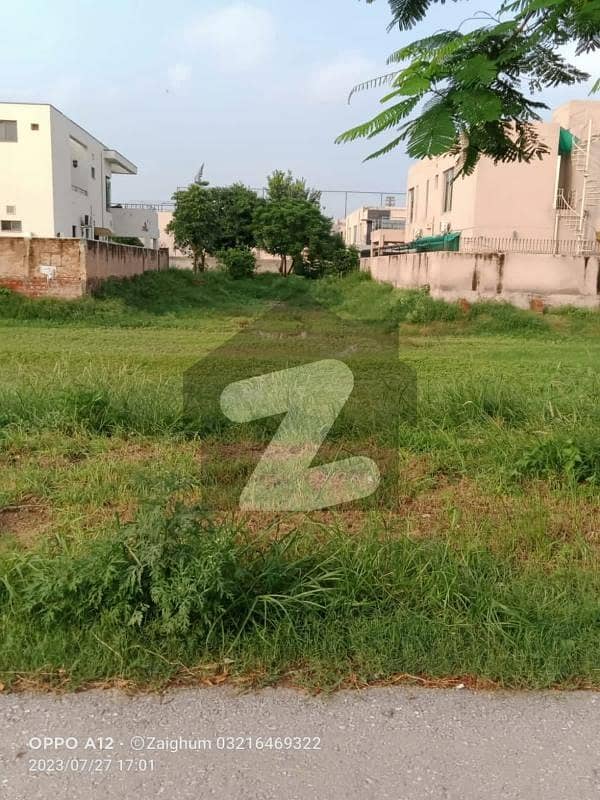 *Super Hot Location Plus Facing Park 20 Marla Residential Plot For Sale In DHA Lahore Phase 6 Block " G "*