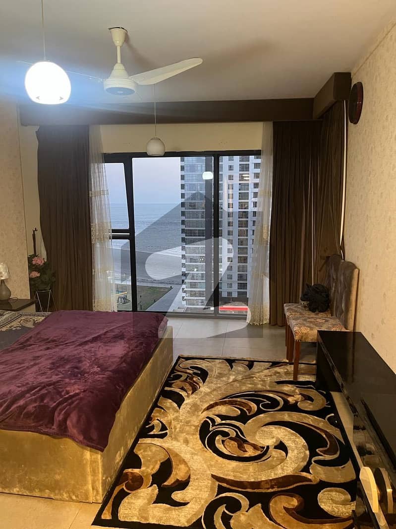 Coral North Tower Two Bedrooms 11th Floor Partially Sea Facing Out Class Furnished
