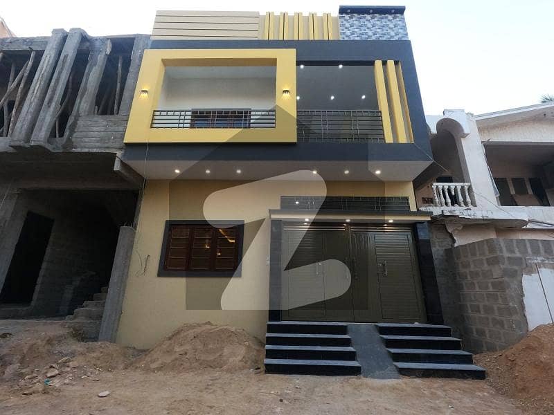 BRAND NEW DOUBLE STOREY HOUSE FOR SALE IN MODEL COLONY NEAR MALIR CANTT ROAD AND JINNAH INTL AIRPORT