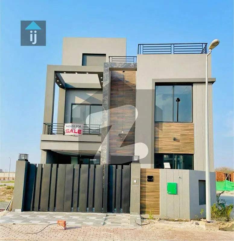 5 Marla Brand New Lavish CORNER House For Sale In Sector E Bahria Town Lahore