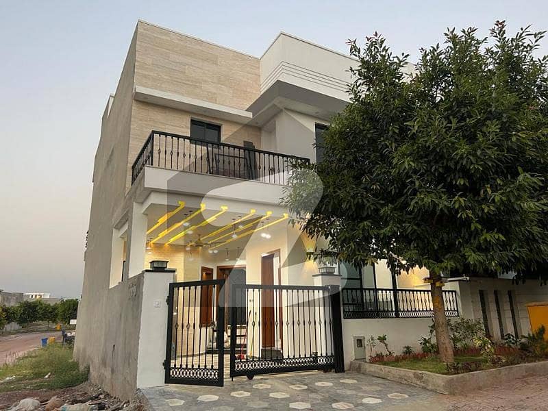 Sector N 5 Marla Park Face Brand New House For Sale In Bahria Enclave Islamabad