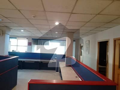 Sami Furnished Area 5000 Square Feet Office Original Pics For Rent Garden Town Lahore