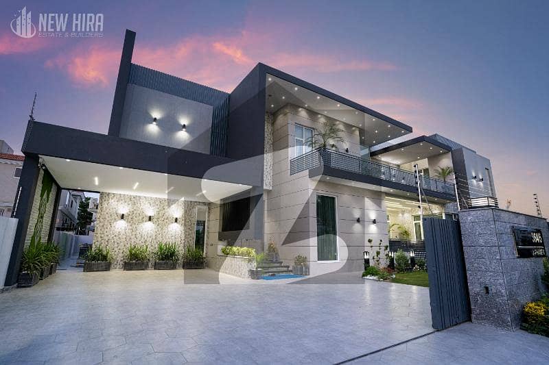 Full Basement Full Furnished Plus Swimming Pool & Home Theatre Brand New 2 Kanal Modern Design Bungalow For Sale In Dha Phase 5 Top Location