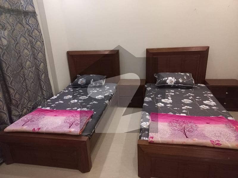 2 Bed Rooms Attach Bath Tv Lounge Akitchen Fully Furnished Falt Available For Rent