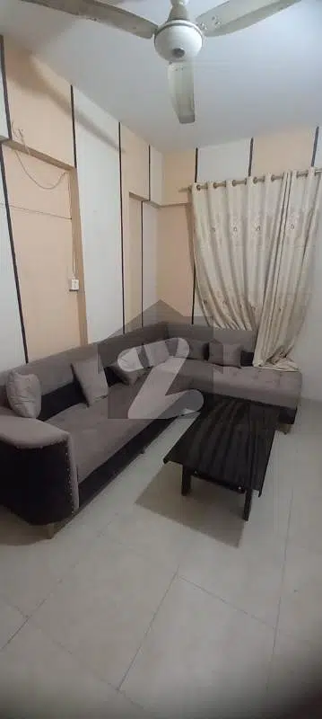 Defence studio Apartment Available For Rent 2bedroom with attached washroom lunch kitchen prime location well maintain flat fully furnished 1st floor long time and short time Muslim commercial phase 6 DHA Karachi