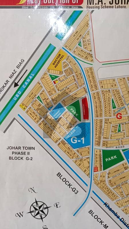 Kanal Plot Facing Canal Road Available For Sale