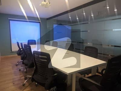 FULLY FURNISHED OFFICE FOR RENT IN ITTEHAD COMMERCIAL BUNGALOW FACING DHA PHASE 6