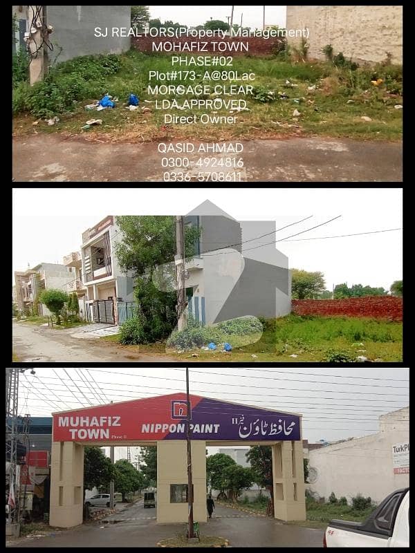 MOHAFIZ TOWN PHASE#02 PRIME LOCATION PLOT FOR SALE DIRECT MORTGAGE CLEAR OWNER FROM OWNER