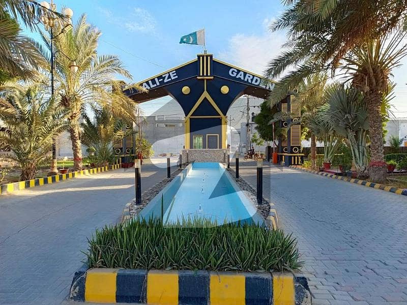 Ali ze garden 120 sq yards plot for sale Ali ze garden 120 sq yards plot for sale
