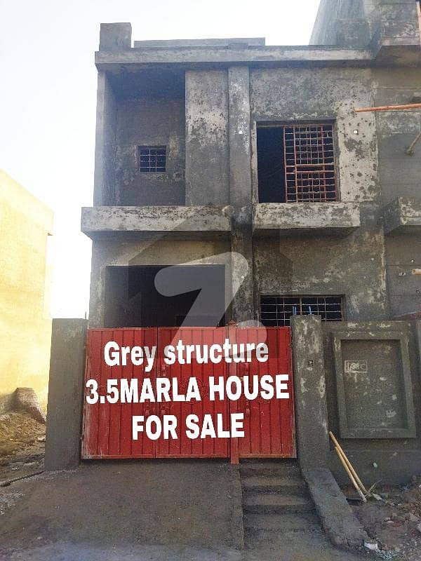 3.5MARLA HOUSE GREY STRUCTURE DOUBLE STORY FOR SALE