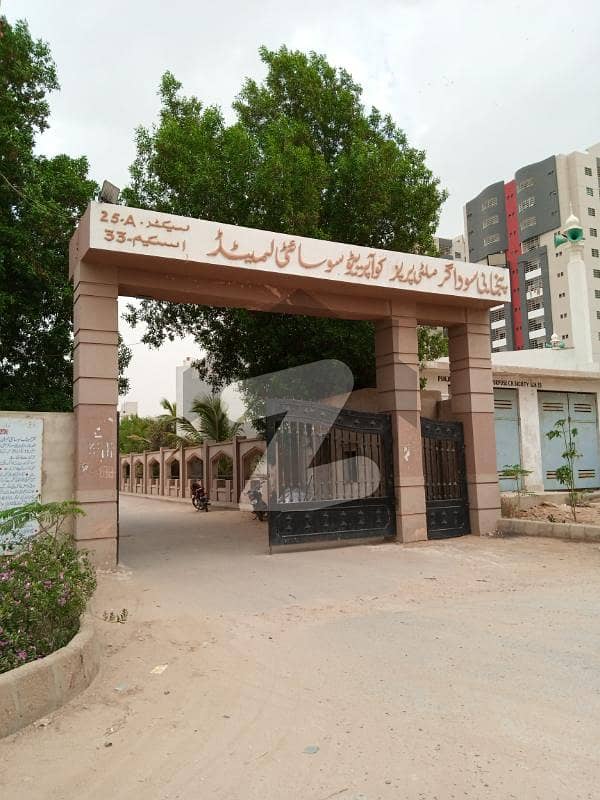 120 Square Yards Open Residential Plot in Punjabi Saudagran Multipurpose CoOperative Housing Society Sector 25A Scheme 33 Karachi