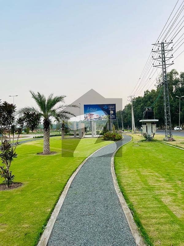 8 Marla Commercial Plot On Canal Bank Road In Union Livings, Nearby Bahria Town, Lahore.