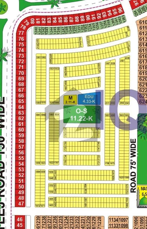 CC Block 5Marla Plot Available For sale On Reasonable Price Near Facing Park Commercial