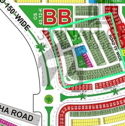 BB Block 10Marla Plot Available For sale On Reasonable Price Near Facing Park Commercial Near 150fit Road