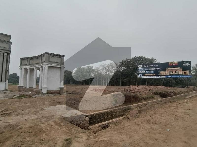 6 Marla Residential Plot Is Available In De Green Homes De Green Homes