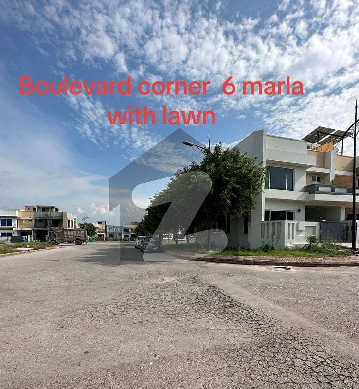 BAHRIA ENCLAVE ISLAMABAD SECTOR-H 5 MARLA BOULEVARD CORNER WITH EXTRA LAND HOUSE FOR SALE