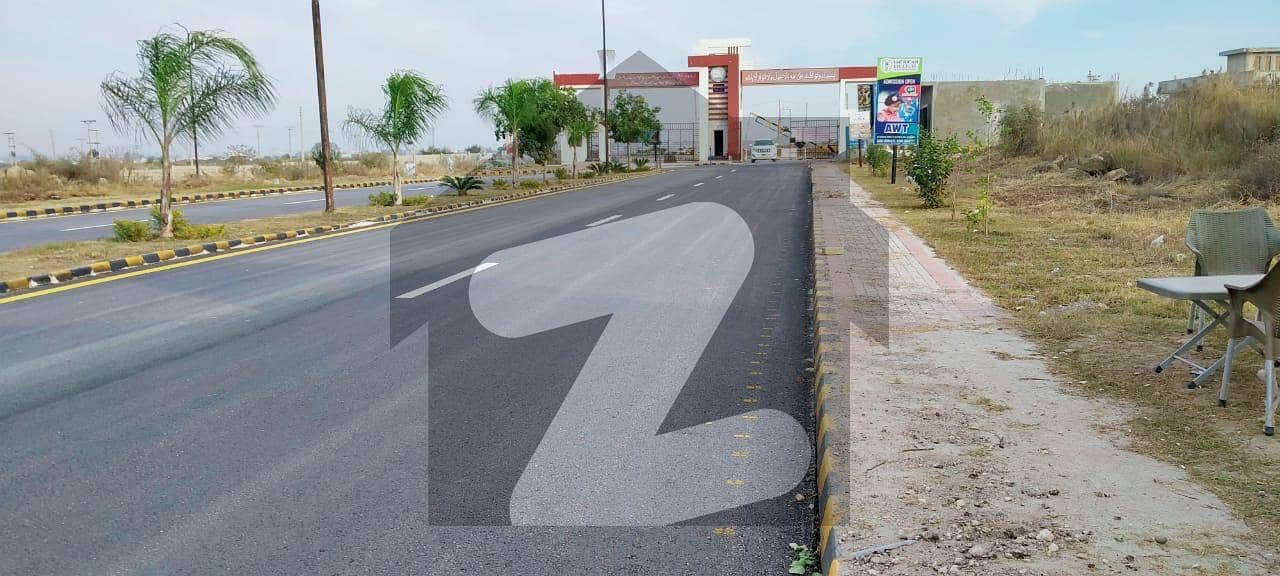 10 Marla corner plot for sale in Wapda Town Islamabad .
