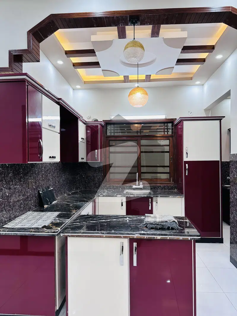 Brand new luxury Construction Ground Floor Portion available for sell having 3Bed drawing dinning American kitchen with dirty kitchen.
2 premium washing areas.
Huge Car porch
Secured street with 24 hours guards availablity.